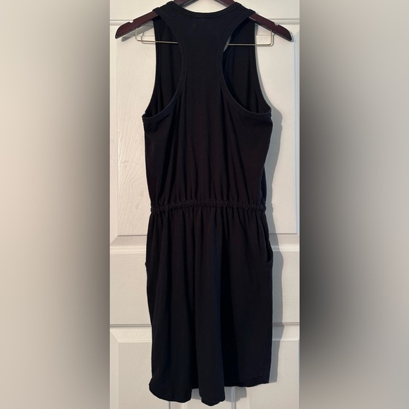 SUNDRY x EVEREVE Black Weekender Tank Racerback Dress Drawstring POCKET 1 SM USA - Picture 13 of 14